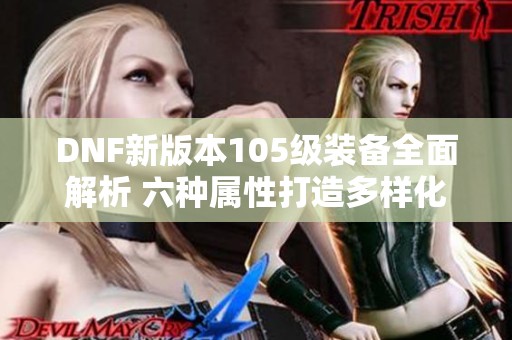 DNF新版本105级装备全面解析 六种属性打造多样化游戏体验