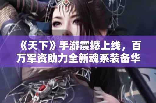 《天下》手游震撼上线，百万军资助力全新魂系装备华丽登场