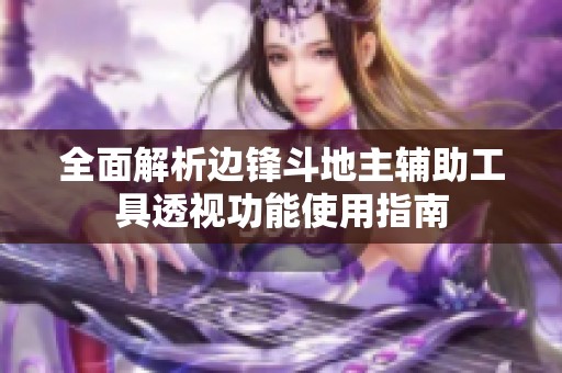 全面解析边锋斗地主辅助工具透视功能使用指南