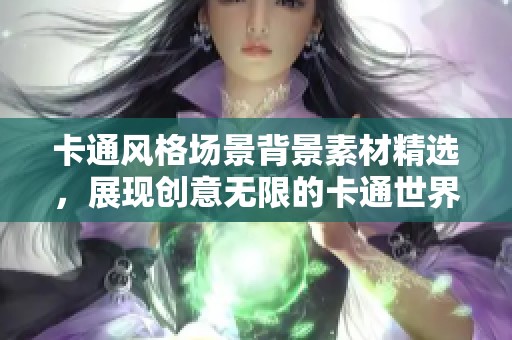 卡通风格场景背景素材精选，展现创意无限的卡通世界