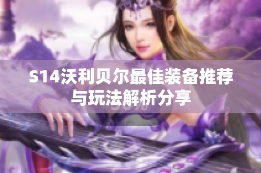 S14沃利贝尔最佳装备推荐与玩法解析分享