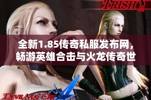 全新1.85传奇私服发布网，畅游英雄合击与火龙传奇世界