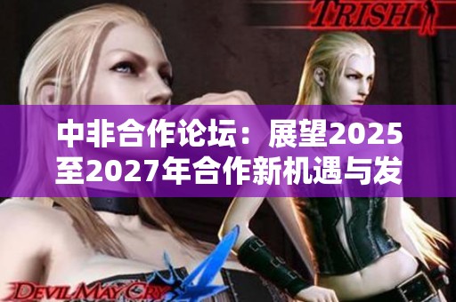 中非合作论坛：展望2025至2027年合作新机遇与发展路径