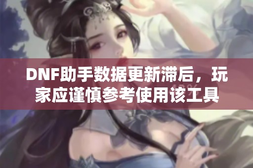 DNF助手数据更新滞后，玩家应谨慎参考使用该工具