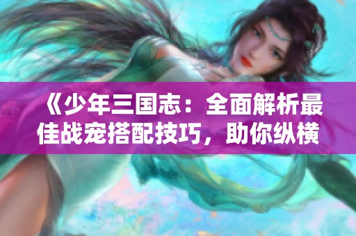 《少年三国志：全面解析最佳战宠搭配技巧，助你纵横天下》