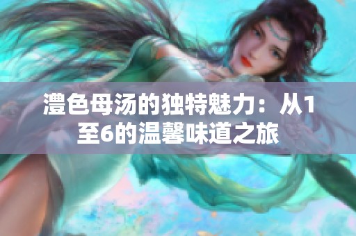澧色母汤的独特魅力：从1至6的温馨味道之旅