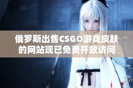俄罗斯出售CSGO游戏皮肤的网站现已免费开放访问