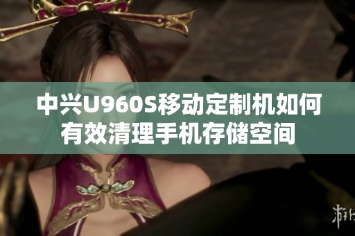 中兴U960S移动定制机如何有效清理手机存储空间