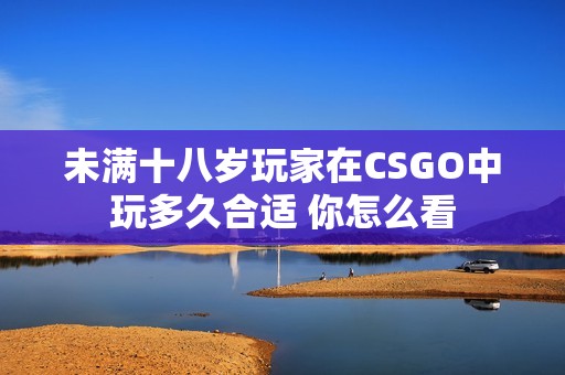 未满十八岁玩家在CSGO中玩多久合适 你怎么看