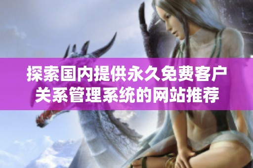 探索国内提供永久免费客户关系管理系统的网站推荐