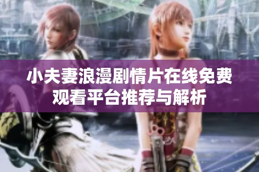 小夫妻浪漫剧情片在线免费观看平台推荐与解析
