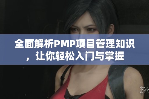 全面解析PMP项目管理知识，让你轻松入门与掌握