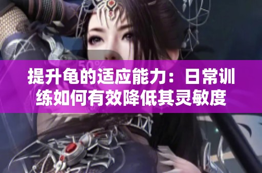 提升龟的适应能力：日常训练如何有效降低其灵敏度