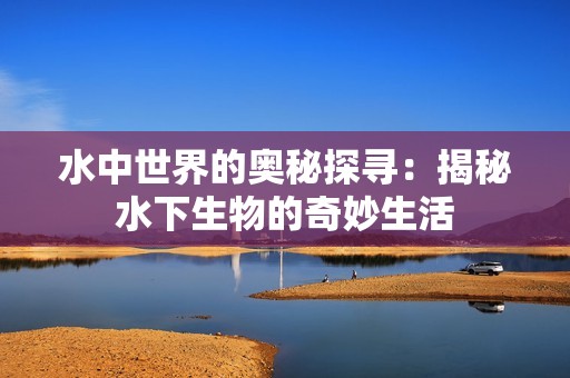 水中世界的奥秘探寻：揭秘水下生物的奇妙生活