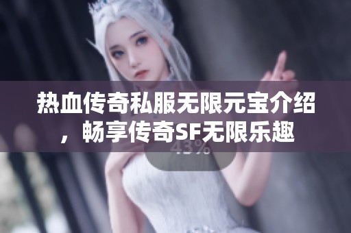 热血传奇私服无限元宝介绍，畅享传奇SF无限乐趣
