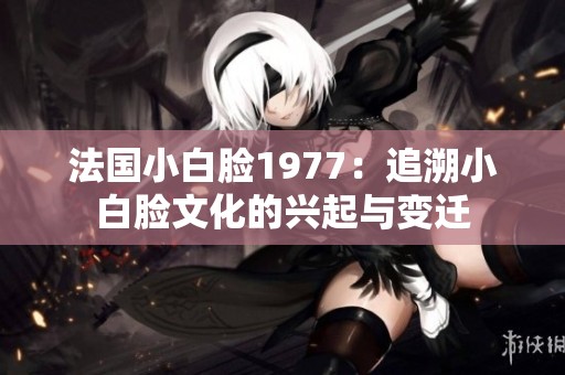 法国小白脸1977：追溯小白脸文化的兴起与变迁