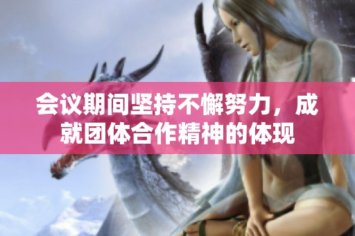 会议期间坚持不懈努力，成就团体合作精神的体现