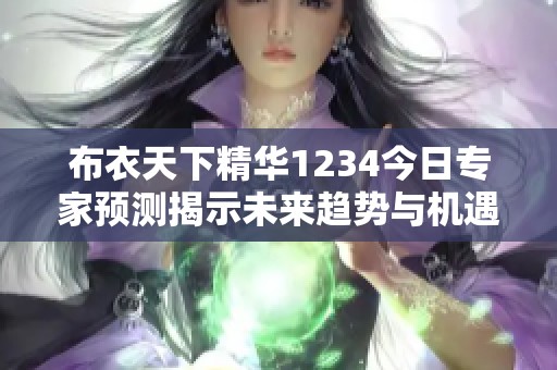 布衣天下精华1234今日专家预测揭示未来趋势与机遇