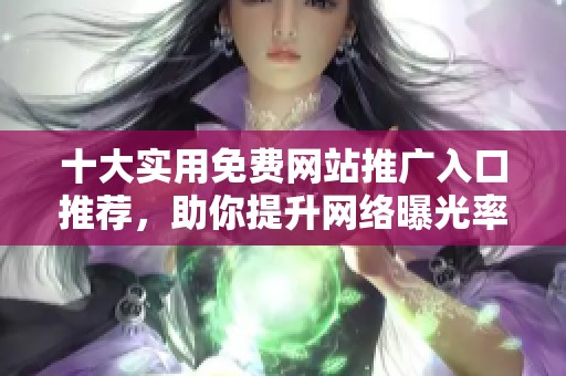 十大实用免费网站推广入口推荐，助你提升网络曝光率