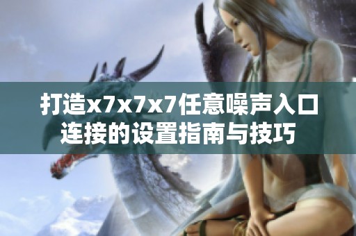 打造x7x7x7任意噪声入口连接的设置指南与技巧