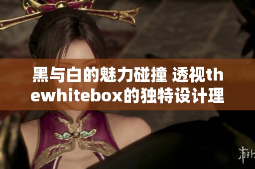 黑与白的魅力碰撞 透视thewhitebox的独特设计理念