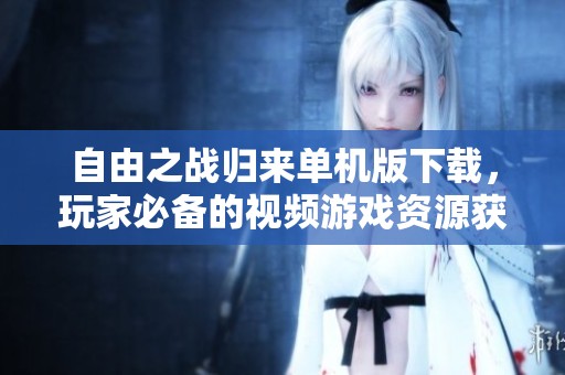自由之战归来单机版下载，玩家必备的视频游戏资源获取攻略