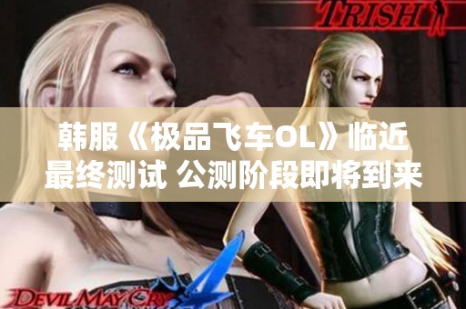 韩服《极品飞车OL》临近最终测试 公测阶段即将到来