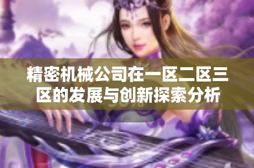 精密机械公司在一区二区三区的发展与创新探索分析