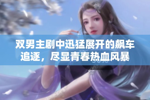 双男主剧中迅猛展开的飙车追逐，尽显青春热血风暴