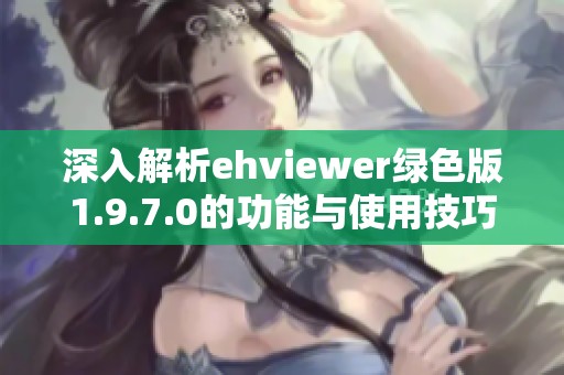 深入解析ehviewer绿色版1.9.7.0的功能与使用技巧