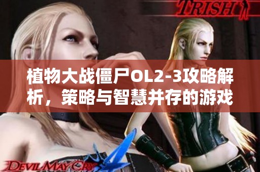植物大战僵尸OL2-3攻略解析，策略与智慧并存的游戏体验分享