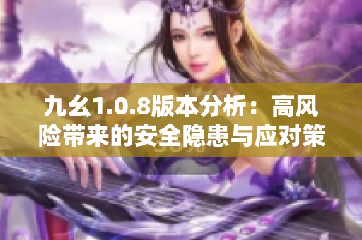 九幺1.0.8版本分析：高风险带来的安全隐患与应对策略