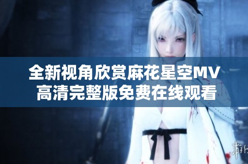 全新视角欣赏麻花星空MV 高清完整版免费在线观看