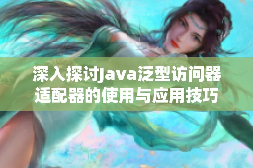 深入探讨Java泛型访问器适配器的使用与应用技巧