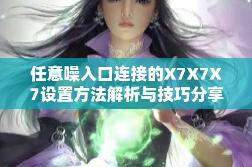 任意噪入口连接的X7X7X7设置方法解析与技巧分享