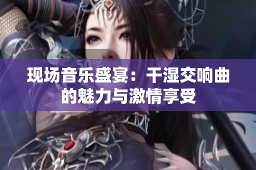 现场音乐盛宴：干湿交响曲的魅力与激情享受