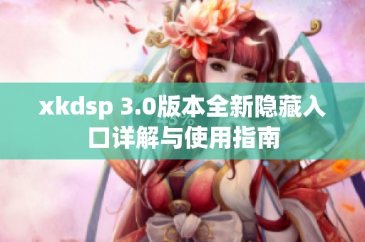 xkdsp 3.0版本全新隐藏入口详解与使用指南