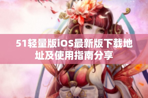 51轻量版iOS最新版下载地址及使用指南分享