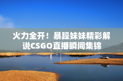 火力全开！暴躁妹妹精彩解说CSGO直播瞬间集锦