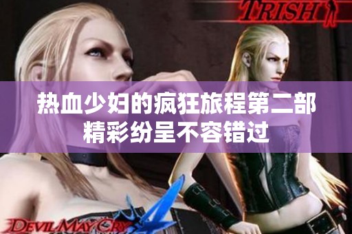 热血少妇的疯狂旅程第二部精彩纷呈不容错过