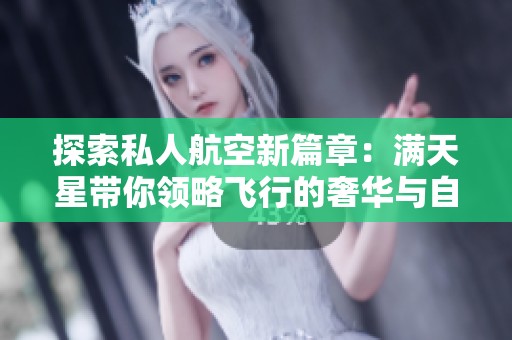 探索私人航空新篇章：满天星带你领略飞行的奢华与自由