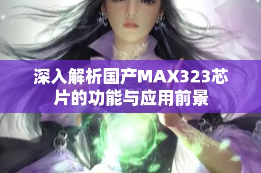 深入解析国产MAX323芯片的功能与应用前景