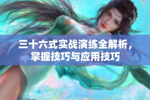 三十六式实战演练全解析，掌握技巧与应用技巧