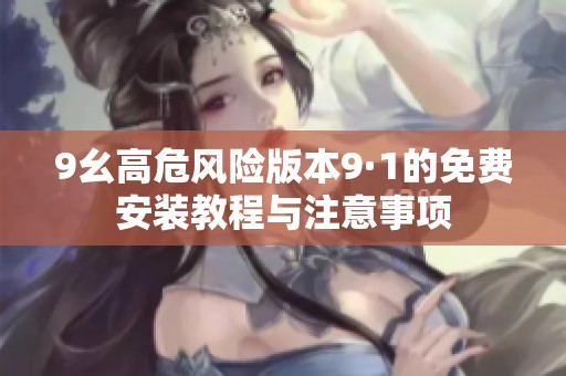 9幺高危风险版本9·1的免费安装教程与注意事项
