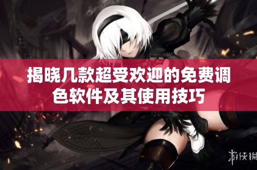 揭晓几款超受欢迎的免费调色软件及其使用技巧