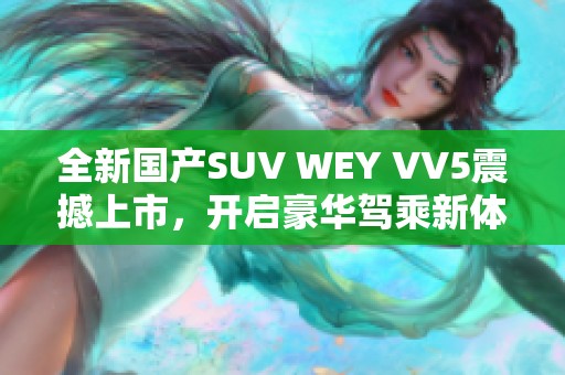 全新国产SUV WEY VV5震撼上市，开启豪华驾乘新体验