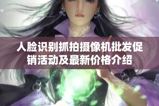 人脸识别抓拍摄像机批发促销活动及最新价格介绍