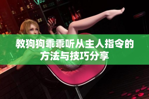 教狗狗乖乖听从主人指令的方法与技巧分享