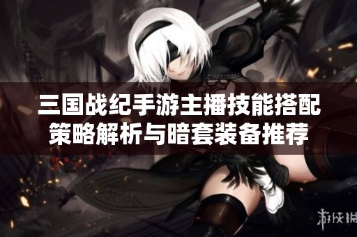 三国战纪手游主播技能搭配策略解析与暗套装备推荐