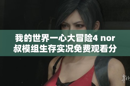 我的世界一心大冒险4 nor叔模组生存实况免费观看分享